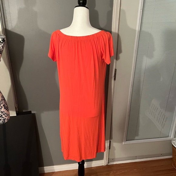 VENUS ORANGE DRESS SIZE MEDIUM - Picture 1 of 7